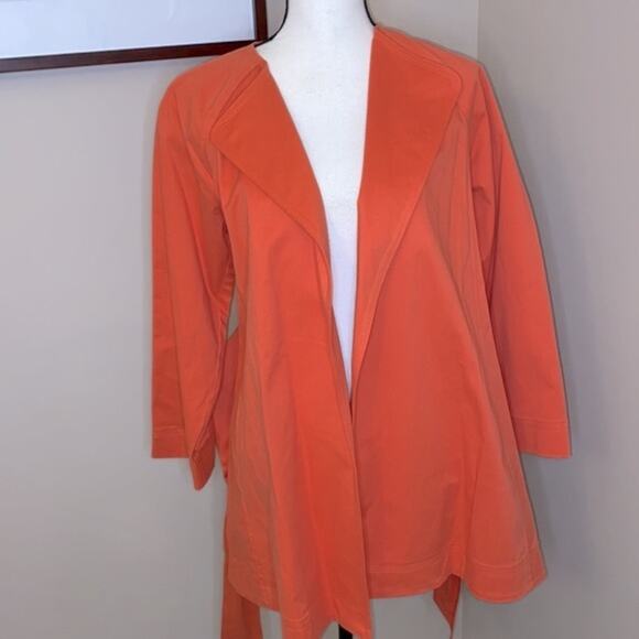 NWT Natori Chill cotton twill self tie jacket - Picture 10 of 12